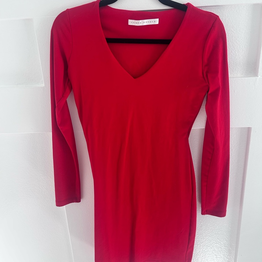 Susana Monaco Vibrant Red Dress